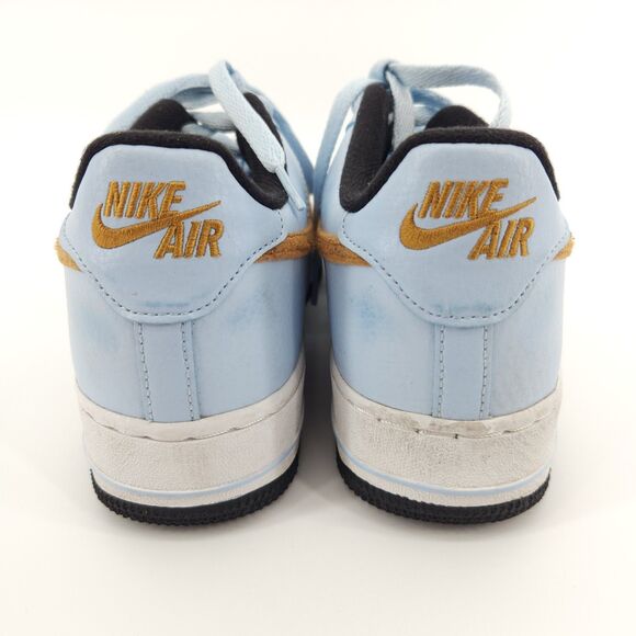 AIR FORCE 1 FELT CELESTINE Shoes Women Size 8.5 / 7Y BLUE GOLD BV6058-400 - Picture 7 of 10